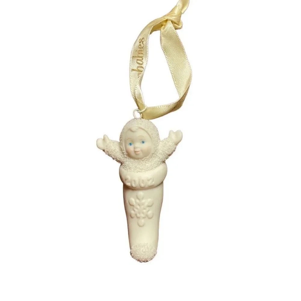 Department 56 Snowbabies “Baby In My Stocking” 2002 With Box - Picture 6 of 6